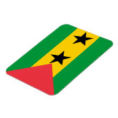 Sao Tome and Principe Flag Magnet (Linke Seite)