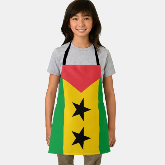 Sao Tome and Principe Flag Schürze (Insitu)