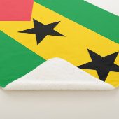 Sao Tome and Principe Flag Sherpadecke (3/4)