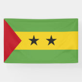 São Tomé und Príncipe Banner (Horizontal)