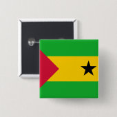 São Tomé und Príncipe Button (Vorne & Hinten)