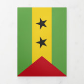 São Tomé und Príncipe Dreifach Gefaltete Karte (Cover)