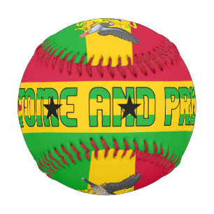 São Tomé und Príncipe Fahne und Wappenschild Baseball