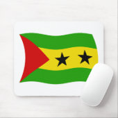 Sao Tome und Principe Flag Mousepad (Mit Mouse)
