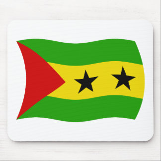 Sao Tome und Principe Flag Mousepad