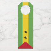 São Tomé und Príncipe Flaschenanhänger (Rückseite)