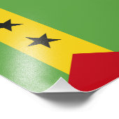 São Tomé und Príncipe Fotodruck (Ecke)