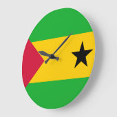 São Tomé und Príncipe Große Wanduhr (Winkel)