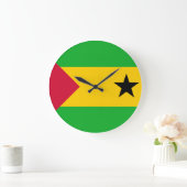São Tomé und Príncipe Große Wanduhr (Zuhause)
