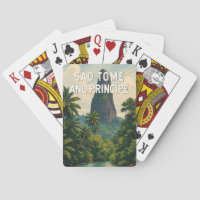 Sao Tome und Principe Illustration Reise Kunst