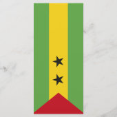 São Tomé und Príncipe Menükarte (Rückseite)