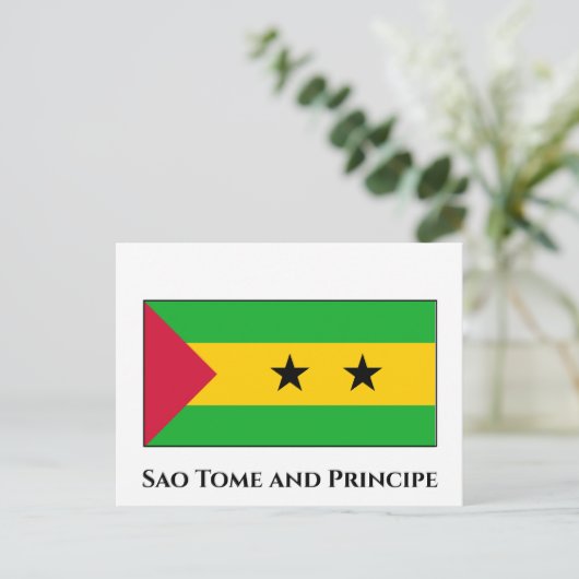 São Tomé und Príncipe Postkarte (Stehend Vorderseite)