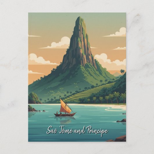 São Tomé und Príncipe Postkarte (Vorderseite)