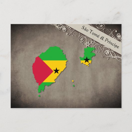 São Tomé und Príncipe Postkarte (Vorderseite)