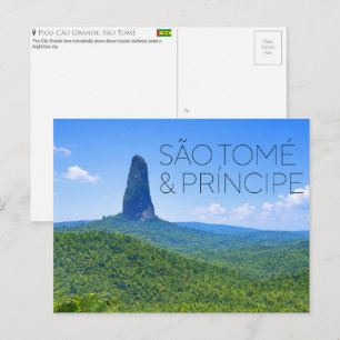 São Tomé und Príncipe Reise-Postkarte Postkarte
