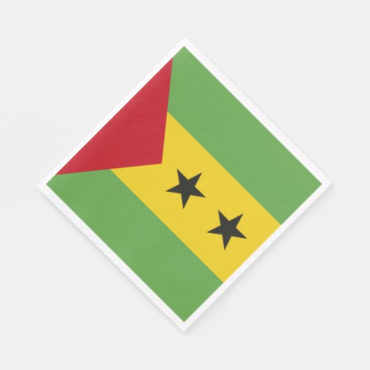 São Tomé und Príncipe Serviette (Ecke)