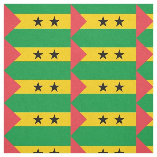 São Tomé und Príncipe Stoff (Muster)