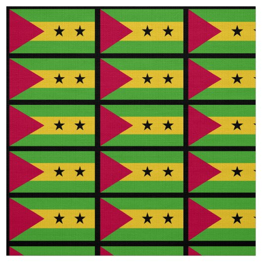 São Tomé und Príncipe Stoff (Muster)