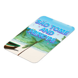 São Tomé und Principé Strand Magnet