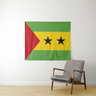 São Tomé und Príncipe Wandteppich