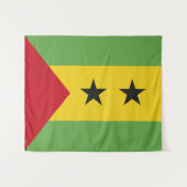 São Tomé und Príncipe Wandteppich (Vorderseite (Horizontal))