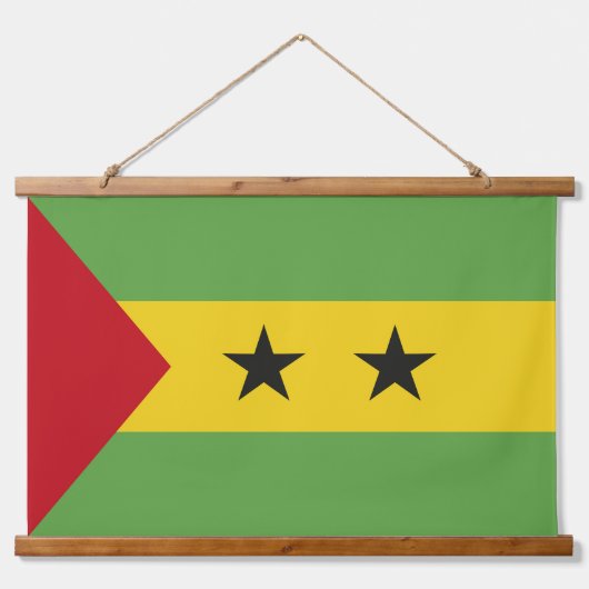 São Tomé und Príncipe Wandteppich Mit Holzrahmen (Vorderseite 3)