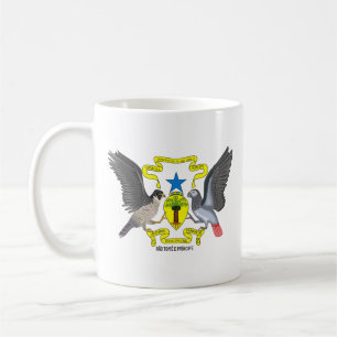 São Tomé und Príncipe Wappen Kaffeetasse