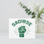 Saoirse Postkarte (Stehend Vorderseite)