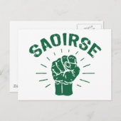 Saoirse Postkarte (Vorne/Hinten)