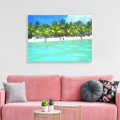 SAONA BEACH AUF LEINWAND 20 "x 16" (Insitu (Wohnzimmer))