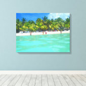 SAONA BEACH AUF LEINWAND 20 "x 16" (Insitu (Holzboden))