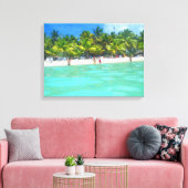 SAONA BEACH AUF LEINWAND 20 "x 16" (Insitu (Wohnzimmer))