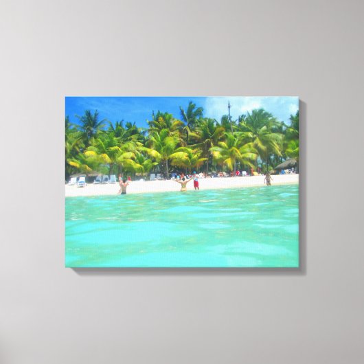 SAONA BEACH AUF LEINWAND 20 "x 16" (Vorderseite)