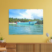SAONA ISLAND #2 AUF LEINWAND 20 "x 16" (Insitu (Wohnzimmer))