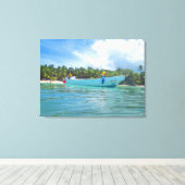 SAONA ISLAND #2 AUF LEINWAND 20 "x 16" (Insitu (Holzboden))