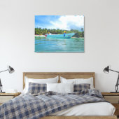 SAONA ISLAND #2 AUF LEINWAND 20 "x 16" (Insitu (Schlafzimmer))