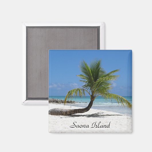 Saona Island Magnet (Vorderseite/Rückseite)