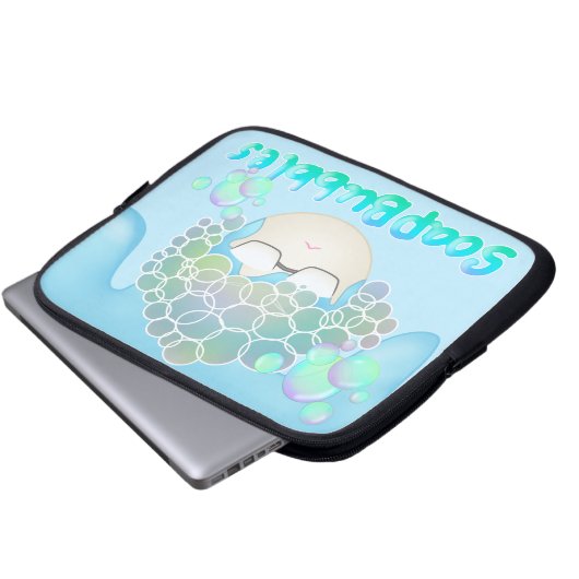 Saop Bubbles Laptopschutzhülle (Vorne Knopf)