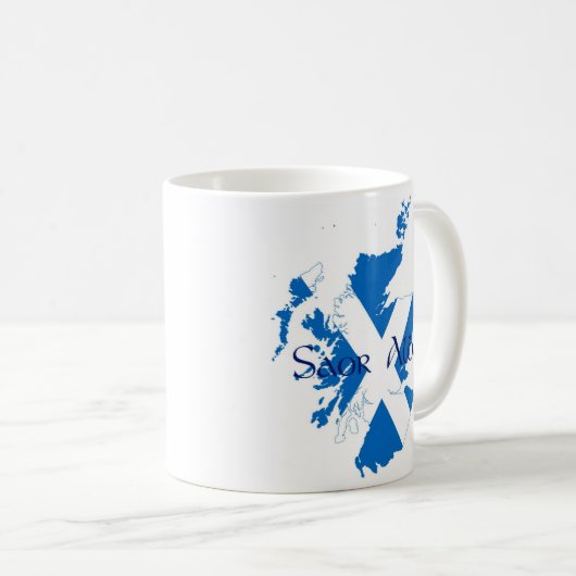 Saor alba - freies Schottland Kaffeetasse (VorderseiteRechts)