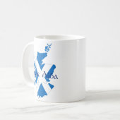 Saor alba - freies Schottland Kaffeetasse (Vorderseite Links)