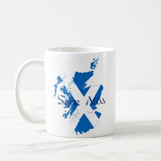 Saor alba - freies Schottland Kaffeetasse (Links)