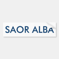 Saor gälischer freier Schottland Autoaufkleber