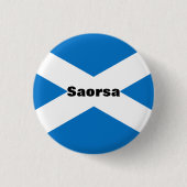 Saorsa gälische Freiheit Schottland Pinback Button (Vorderseite)