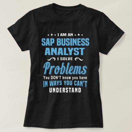 SAP Business Analyst T-Shirt (Design vorne)