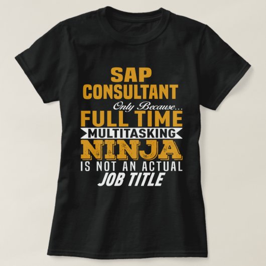 SAP Consultant T-Shirt (Design vorne)