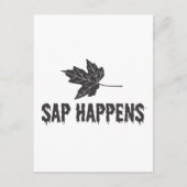 Sap Happens Postkarte (Vorderseite)
