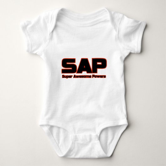 SAP - Super fantastische Power Baby Strampler (Vorderseite)