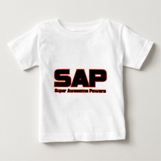 SAP - Super fantastische Power Baby T-shirt (Vorderseite)