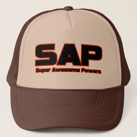 SAP - Super fantastische Power Truckerkappe (Vorderseite)