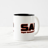 SAP - Super fantastische Power Zweifarbige Tasse (VorderseiteRechts)
